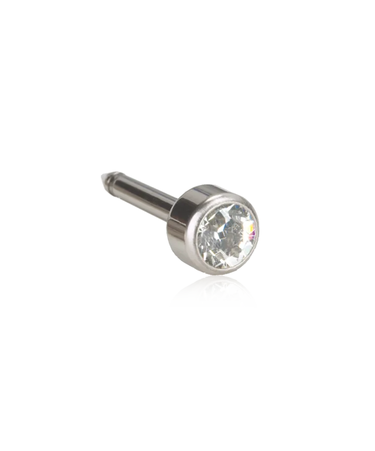 Blomdahl® Natural Titanium Ohrpiercing steril