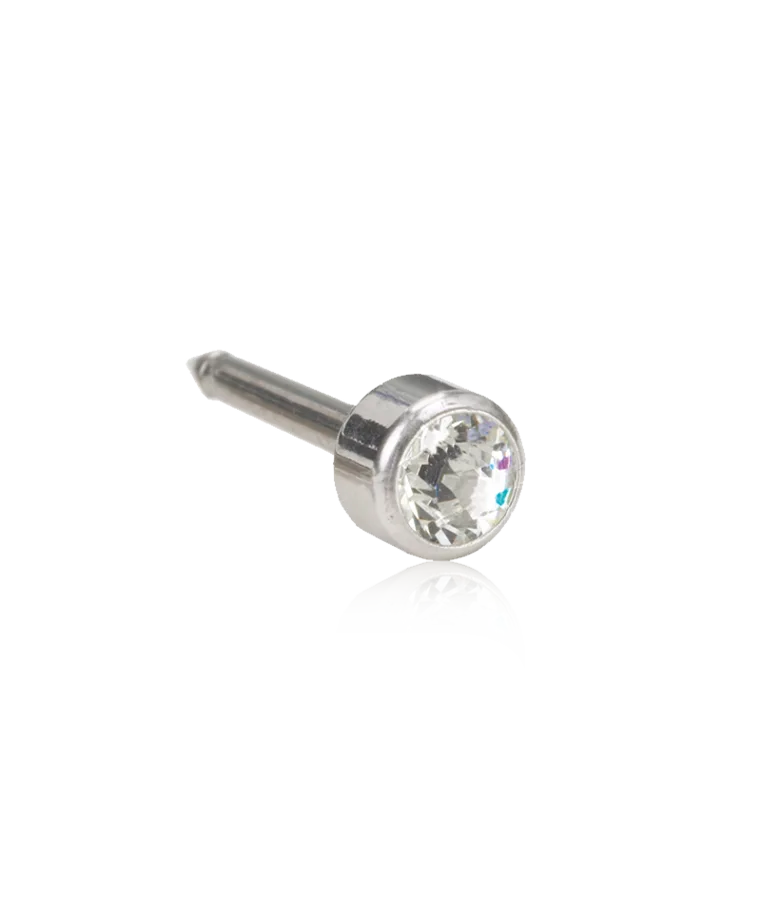 Blomdahl® Silver Titanium Ohrpiercing mini, steril