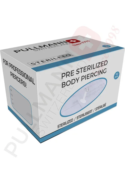 Bioplast® Labret mit Titan-Ball, steril
