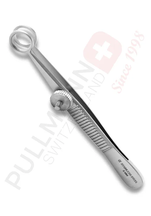 Runde Pinzette, sperrbar