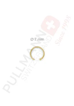 Gold PVD offener Nasenring