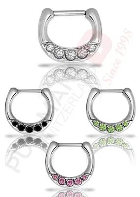 Septum-Klicker mit Zirkonia