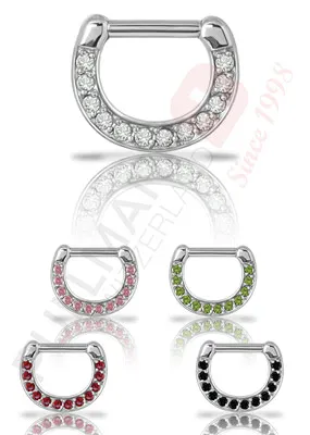 Septum Klicker mit Crystal