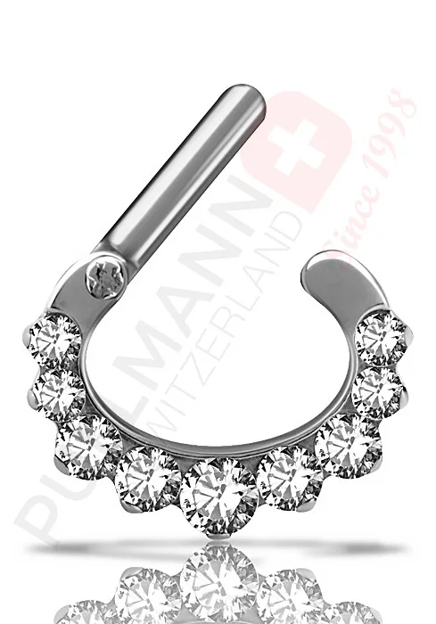 Septum-Klicker mit Zirkonia