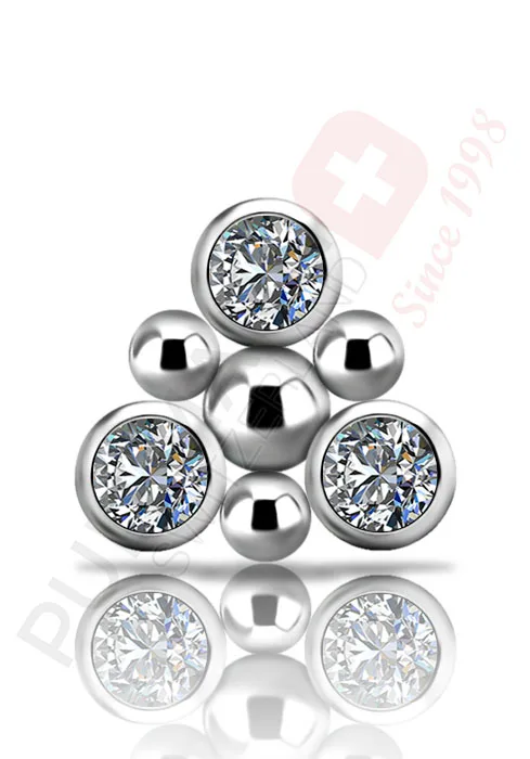 Titan Cluster Micro Aufsatz mit Zirkonia