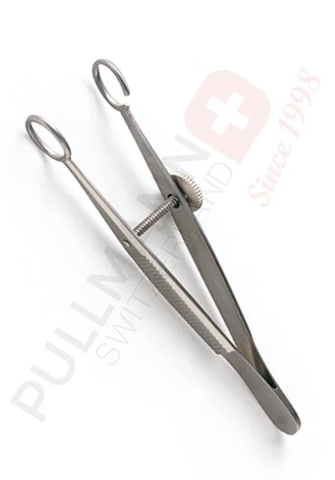 Barbell-Zange rund, mit Halter verstellbar