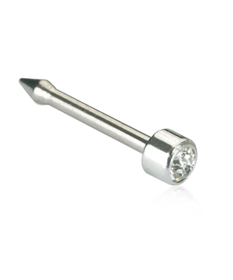 Blomdahl® Silver Titanium Nasenpiercing, steril